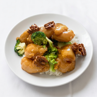 Honey Glazed Walnut Shrimp Lunch